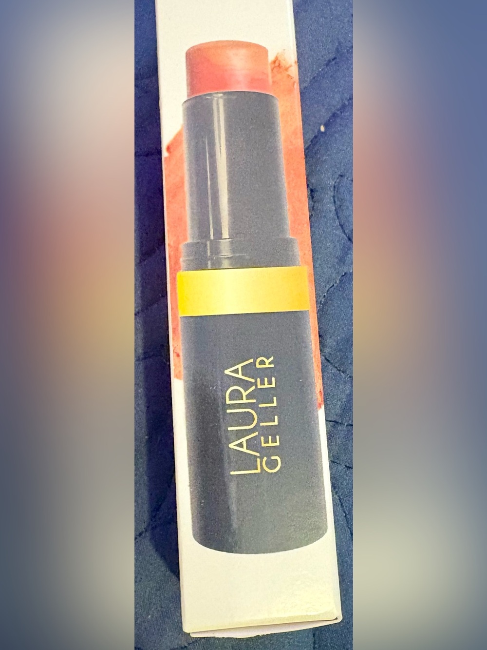 Laura Gellar Italian Marble Blush Stick. - Apricot Spritz - Picture 3 of 4